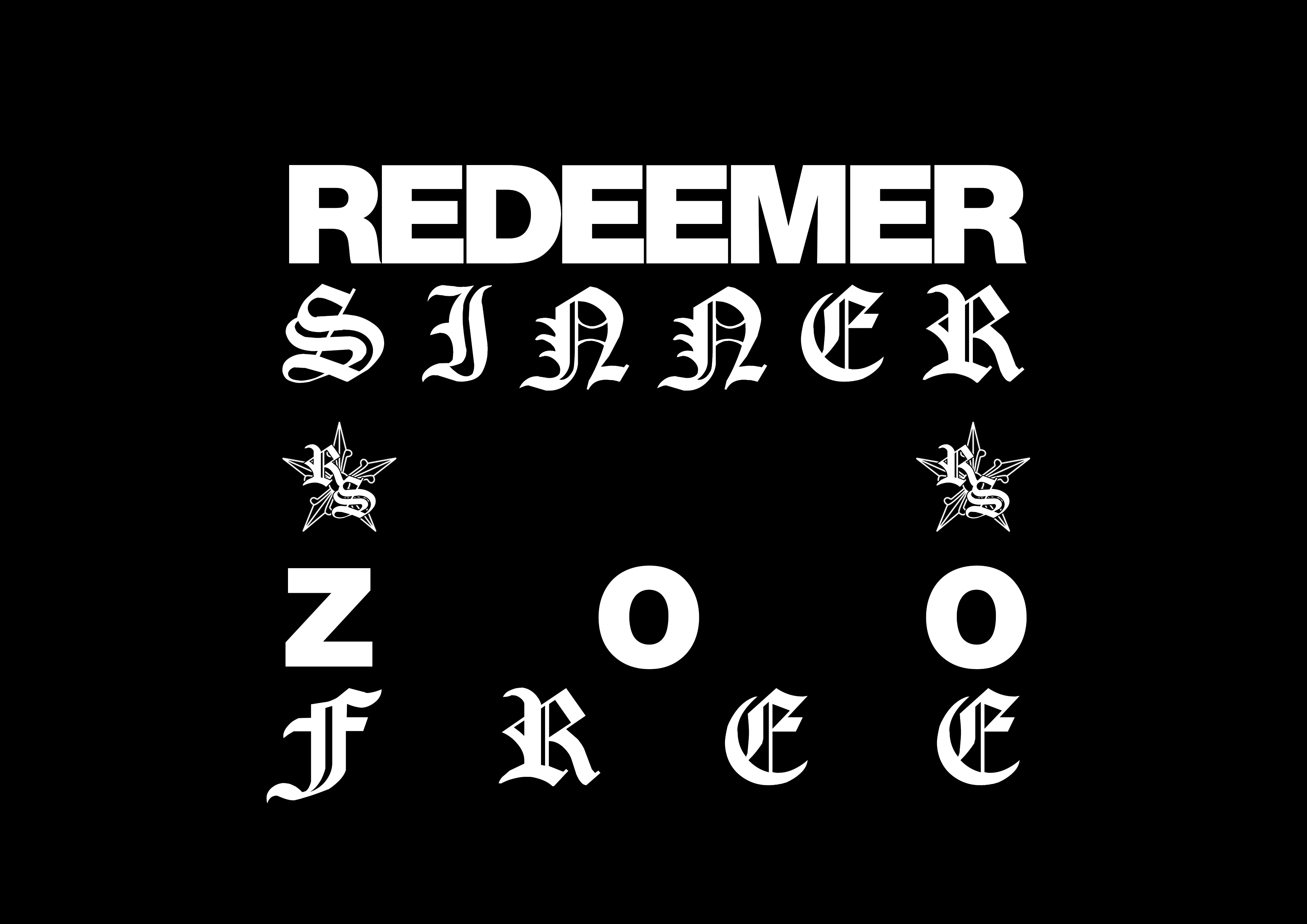 REDEEMER SINNER ULTRA VIOLENT HOODIE